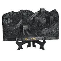 (Shanxi Pavilion) Datong Coal Carving Great Wall Gift Box Crafts Desktop ornaments