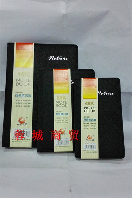 Wenjia 9818 series of imitation leather notebook office note book business meeting diary gift note book