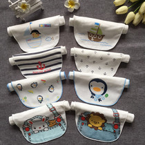 4-piece four-layer gauze baby sweat towel pure cotton childrens sweat towel baby cotton pad back towel no fluorescent agent