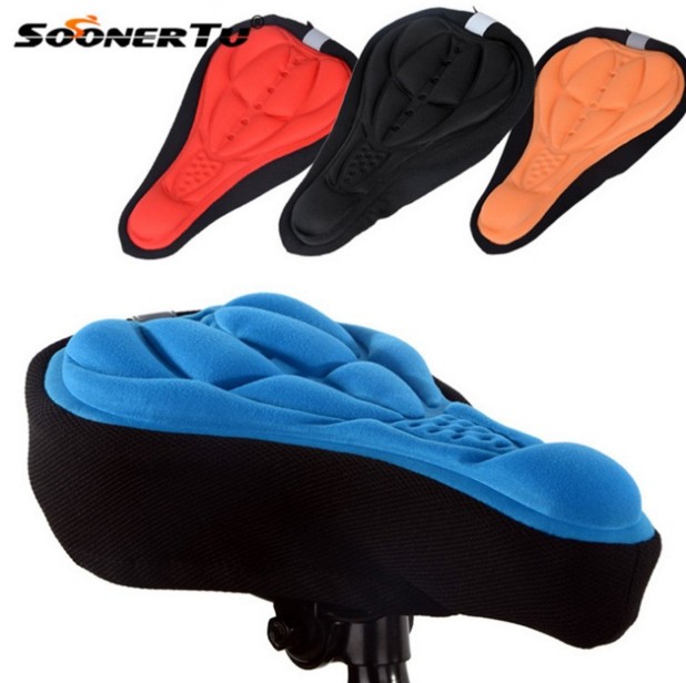 3D Bicycle Cushion Seat Cover Memory Foam Cushion Cover Riding Equipment Bicycle Death Flying Mountain Bike Seat Cushion