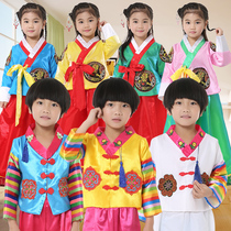 Childrens Hanbok 61 childrens mens and womens Korean performance costumes Daechangjin dance costumes Korean traditional costumes