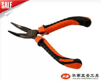 Hong Kong ASAKI 5 inch high-grade black nickel two-color handle mini oblique tip pliers mini pliers AK8366