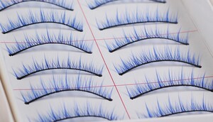 BJD Doll dedicated eyelashes for 1/3 1/4 1/6 1/8 12 points colored a pair of #6 bhiner bjd fashion