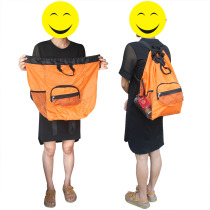 666 foldable basketball bag backpack outdoor travel Li waterproof ultra-thin back bag sports portable storage bag