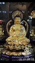 Taiwan Shengfan pure copper gilt Shakyamuni Buddha Buddha Buddha statue 51CM