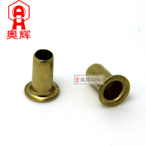 Copper ji yan kou via the hollow copper rivet hardware accessories corns Rivet 3*3 4 5 6 7 8 9 10 12