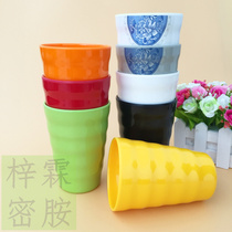 Factory A5 material melamine imitation porcelain tableware 400ml Yonghe soy milk buffet drink cup thread tea cup