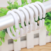Curtain accessories curtain hanging ring curtain adhesive hook shower curtain adhesive hook shower curtain hanging ring accessories plastic ring C- ring