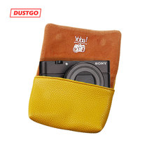 DUSTGO Sony ZV-1 black card RX100V canon G7XMark Ricoh camera leather bag case portable protection bag
