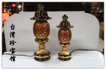 Buddha Hall Dharma World Lamp Copper Fortune Lamp Pure Copper Lantern Buddha Headlight Light Pure Copper Ancient Money Wenlantern