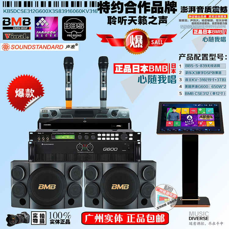 Positive BMB audio KTV set family karaoke OK audio equipment CSE-312 speaker