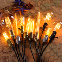 loft Edison light bulb creative personality retro tungsten bulb creative chandelier light bulb screw E27 light source