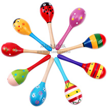 Orff infant 0-6 years old solid wood strike hammer childrens musical instrument music toy baby educational toy