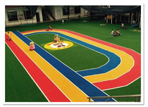 Childrens outdoor courtyard Balcony Artificial artificial lawn Kindergarten playground Indoor and outdoor plastic fake turf carpet