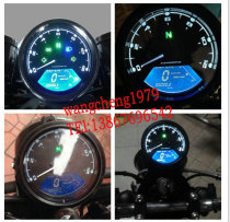 Motorcycle retro modified CG125 odometer speed oil meter Baboon LCD led instrument Ranger retro modified