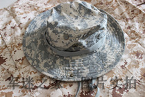 ACU Camo round-brimmed hat Benny hat Fisherman hat Visor UV-resistant large cornice hat