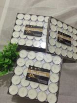 Special 50 white tea wax smokeless tasteless tea candle teapot boiled tea heat insulation candle flower tea small candle