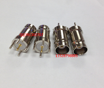Pure copper video socket Q9-KE BNC four-foot in-line welded plate socket PCB plate holder copper BNC joint