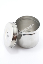 Stainless steel cotton cylinder dental equipment needle alcohol disinfection Cup 8cm
