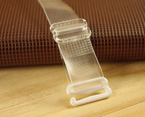 A pair of transparent shoulder straps widened 1 5cm super elastic transparent shoulder strap bra underwear buckle invisible strap