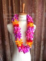 Hawaiian Hula Garlands Dance props Neck rings Performance props accessories Hawaiian hula beach garlands