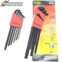 United States BONDHUS Bolton extended ball head hexagon wrench imported metric short head short tail 16592 16599