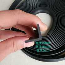 15*15 Edging corner guard rubber strip L-shaped right angle rubber sealing strip EPDM triangle anti-collision waterproof decorative rubber strip