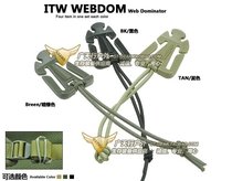 ITW Webdom Web Dominator Molle system backpack multifunctional fixed finishing webbing buckle