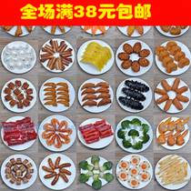 Emulated food model ribs Ribs Beef Rolls Chicken Leg Meat Toddlers Home Toy Cupboard Home Decoration Goods