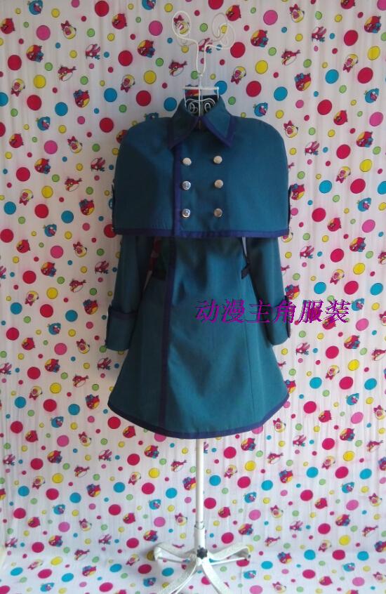 Anime main character clothing) COSplay clothing set to do black deacon Charles 22 words mens and womens clothing