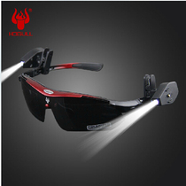 Fire cow outdoor clip glasses small light bait light LED fishing glasses light bait light walking book light