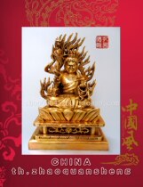 Tibet Tantra Taiwan Xiangshi Pure Copper does not move Ming King does not move the Bodhisattva Buddha statue