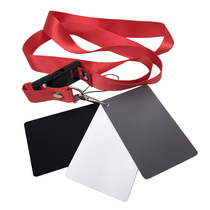 Small 18 degree gray card for photography 18% gray card manual white balance card metering card medium gray board waterproof portable