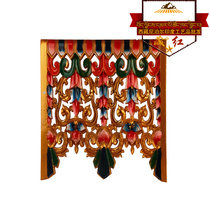 Tibetan antique building Tibetan decoration materials hand painted Miao Lotus conch stigma curtain decoration material
