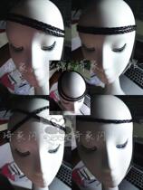 Professional modern dance Latin stage belly dance competition performance Party wig Latin headdress hair accessory braid