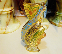 New copper Indian imported crafts Copper flat pot special gift decoration flat pot home decoration