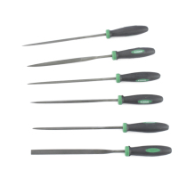 Power lion tool 6 pieces of plastic and plastic filing suit round filing triangulate filing and filing of semi-circle square file