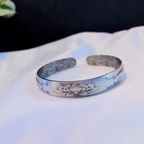  999 Silver Lotus bracelet for mother