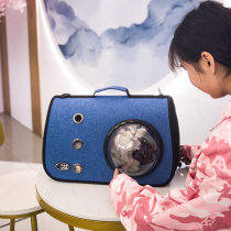 Cat Bag Out Portable Bag Portable Pet Bag Space Cabin Cat Pocket Skew Satchel Transparent Cat Cage Kitty Supplies