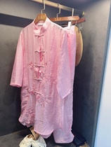 2021 European station Jinshui summer new buckle national style embroidery diamond buckle suit