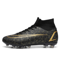 C Romey Spurs K High Help Soccer Shoe Men AG Long nail Adult 47 yards TF Crushed Nails Child student Training Shoe Girl