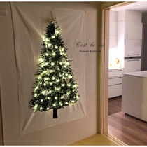 European and American foreign trade Christmas decoration hanging cloth hipster party holiday ins Christmas tree background cloth simple gift