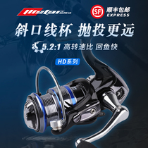 Hasda spinning wheel road sub wheel all metal head fishing reel 10 axis 1000-7000 fishing wheel fishing wheel