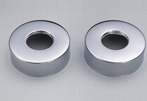 All-copper heightened decorative cover shower faucet ugly cover wall cover thickened flange base wall seat