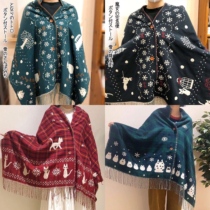 New export Japan original single Miyazaki Hayao totoro Totoro black cat buckle scarf shawl dual-use