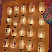 Rice Yellow Day Style Lanterns And Wind Japan Day Material Store Residence Wine House Restaurant Decoration Palace Lantern Outdoor Advertising Lantern Custom