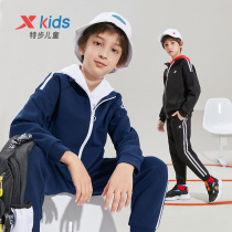Special Step Boy Clothing Boy Sports Suit 2022 Chunqiu New children Two sets CUHK Pants Clothes Spring Clothing