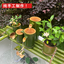  Bamboo running water device Feng Shui wheel landscaping ornaments basin Ceramic fish tank with pool humidification