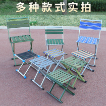 Folding stool folding chair portable outdoor small matzal stool sturdy adult fishing small stool bench Home thickening