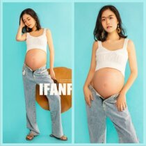 New photo studio photography photo maternity clothing trend model pregnant women pregnancy art theme fashion pregnancy photo clothing